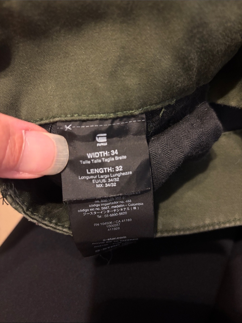 G-Star Rovic Zip 3D Regular Tapered Pants - Picture 5 of 5